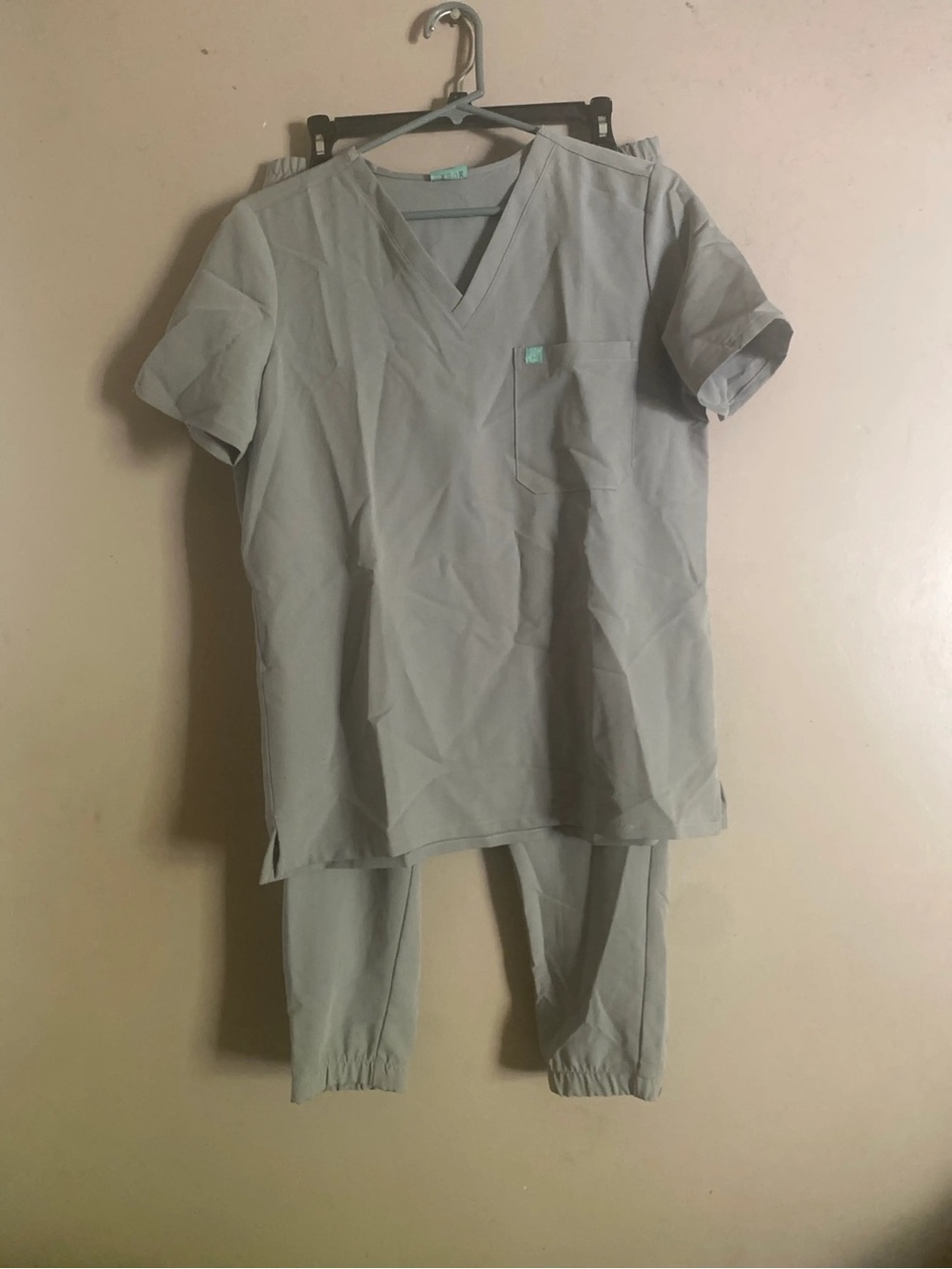 Women’s scrub light grey - Garde Malade